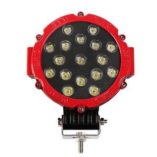 Super Bright Fog Lamp Car Work Light Long Range Truck Front Bumper Roof Durable With Bracket Safe Driving 17 LEDs Waterp