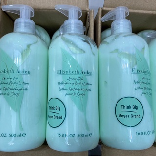 500ml ฝาปั๊ม โลชั่นทาผิว ELIZABETH ARDEN Green Tea Refreshing Body Lotion 🍃 ขวดใหญ่ ปกติ 1,390.- โลชั่นบำรุงผิว