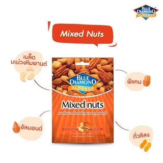 บลูไดมอนด์ มิกซ์นัต 150 ก. Blue Diamond Mixed Nuts 150 g.