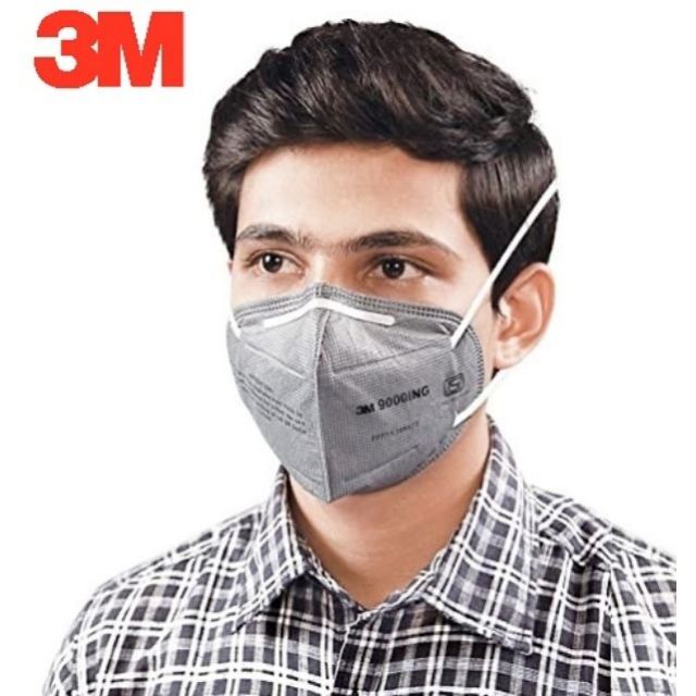 หน้ากาก  3M  9001NG  แบบพับได้ ป้องกันฝุ่น PM2.5 หน้ากาก สำหรับกิจกรรมกลางแจ้ง