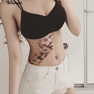 💋น้ำลายชั่วคราว Tattoo Plum Blossom ศิลปะร่างกาย Stickers สติ๊กเกอร์ฝ่ายเจ้าสาว