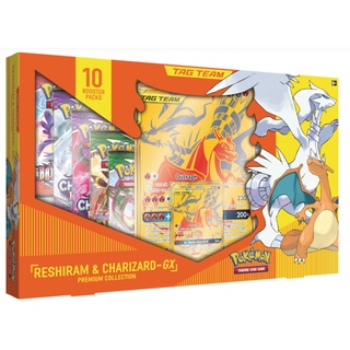 Pokemon Cards TCG: Reshiram &amp; Charizard GX Premium