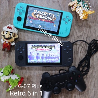 เกมพกพา RETRO 6 IN 1  ต่อจอยเพิ่ม และต่อ TV HDMI ได้  จอ 5 นิ้ว (พร้อมส่งในไทย)