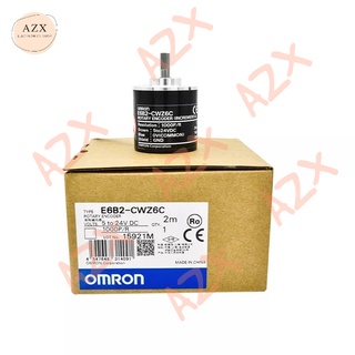 ถูก!! encoder omron  E6B2-CWZ6C 100p/r 200p/r 360p/r 600p/r 1000P/R 2000p/r ของแท้ของใหม่!!