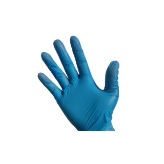 ถุงมือยาง สีดำ สีฟ้า สีขาว ถุงมือไนไตรไวนิล ชนิดไม่มีแป้ง (100ชิ้น)