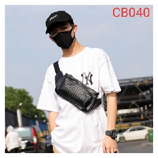 กระเป๋าคาดอก CB040 หนังPu เนื้อนิ่มครับ งานสวยเหมือนรูป!!👍