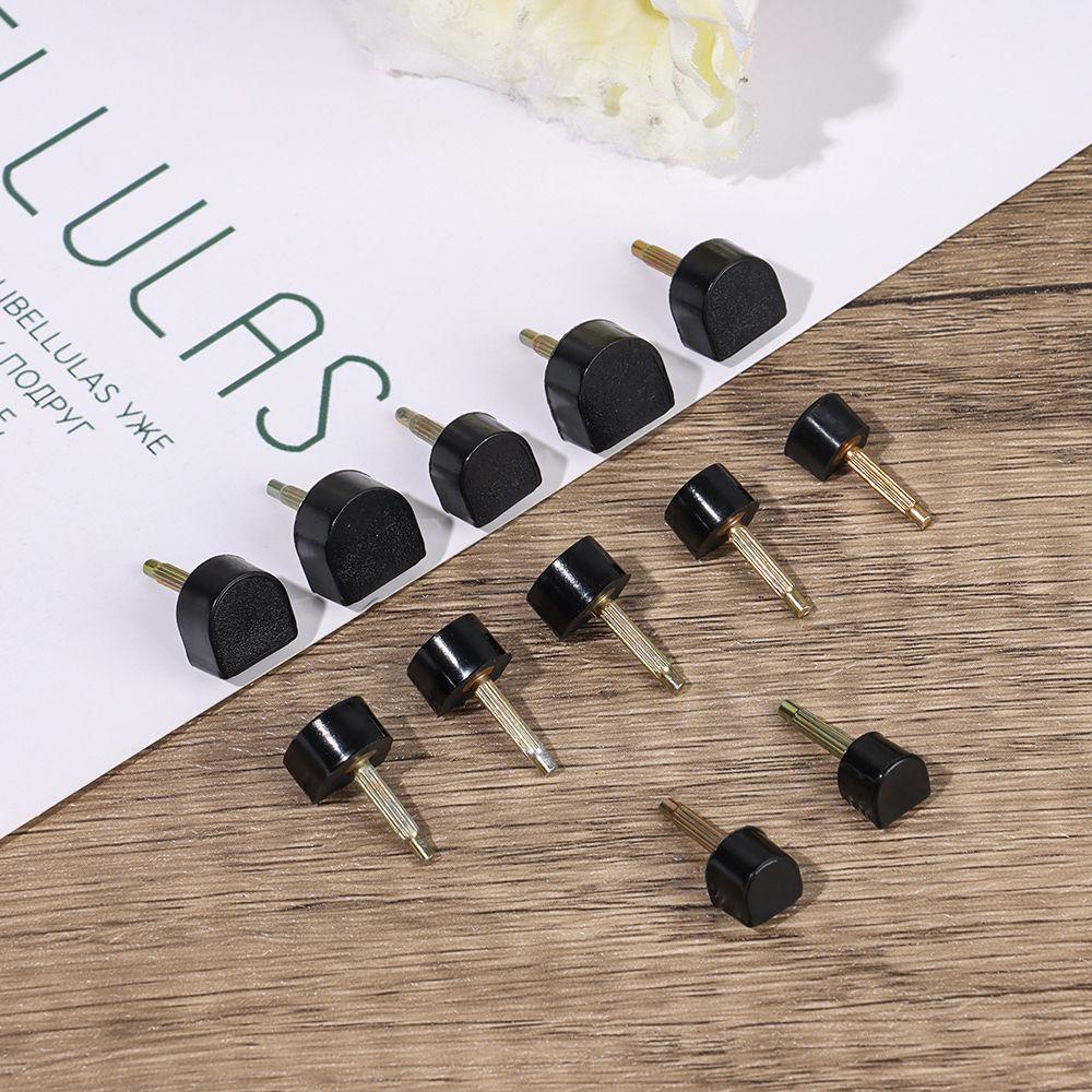 Eutus ตัวหยุดรองเท้าส้นสูง สีดํา แบบเปลี่ยน 10 ชิ้น
