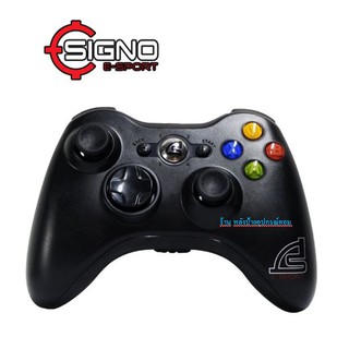 Signo E-sport GP-670 Mazello Gaming Controller จอยเกมมิ่งใช้กับคอมPC และ Xbox 360 มีระบบสั่น