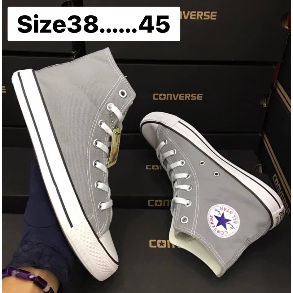 Converse รองเท้าผ้าใบผูกเชือกแบบหุ้มข้อ