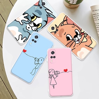 เคสโทรศัพท์ คู่รัก อ่อนนุ่ม เคส VIVO Y31 Y31s