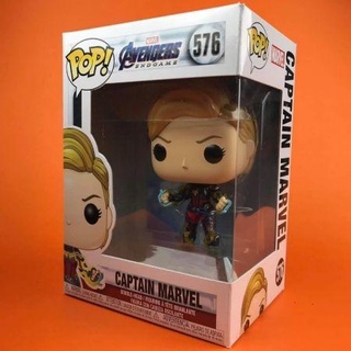 Damage Box Funko POP Captain Marvel New Hair Avengers Endgame 576