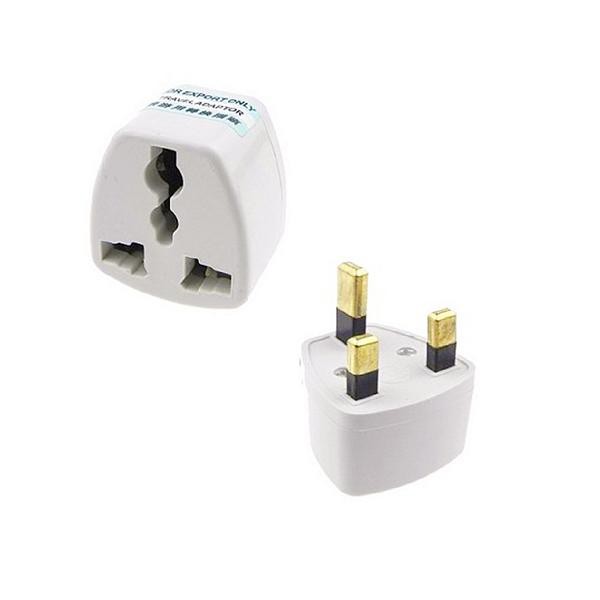 Clearance Universal UK 3 Pin Travel Plug Socket Adapter Adaptor