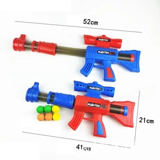 ของเล่นปืนลมกระสุนบอล ปืนอัดลม หลายสียิงสนุก พร้อมกระสุน6นัด