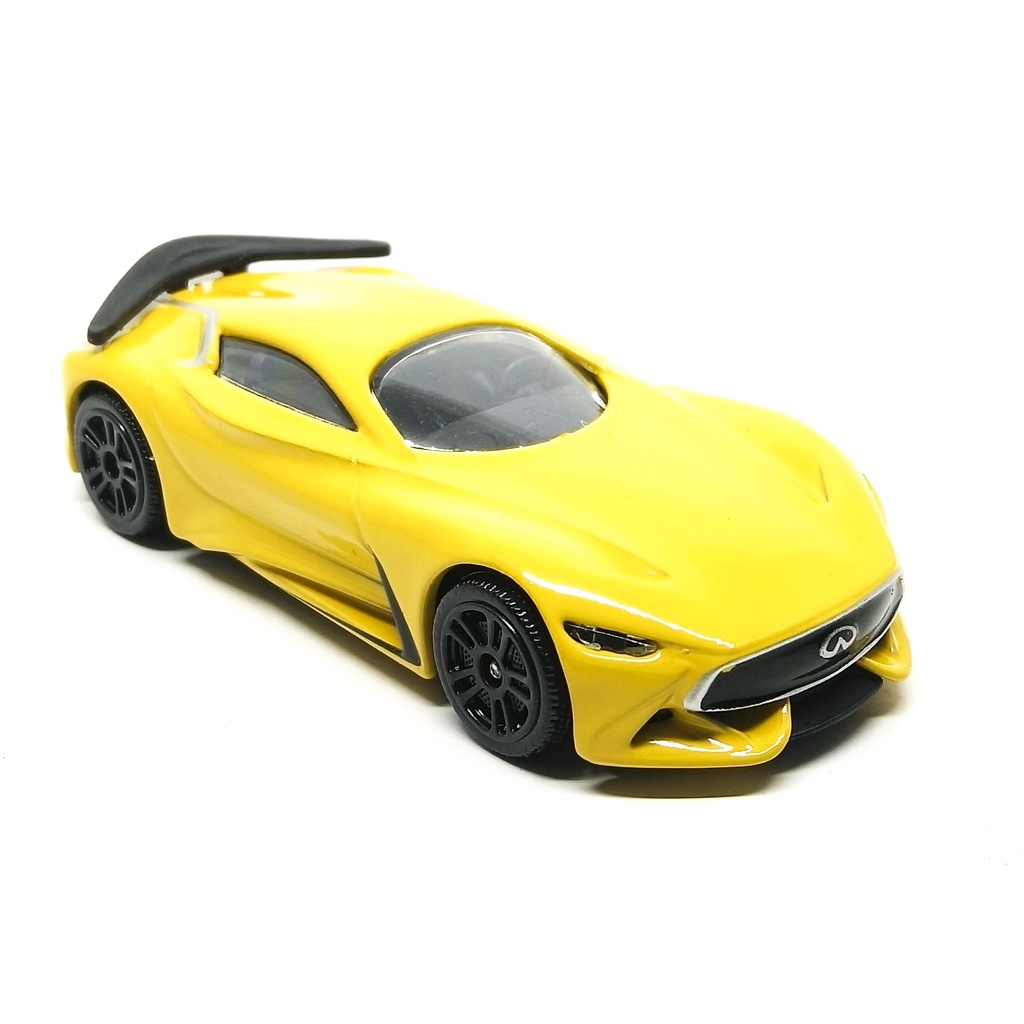 Majorette Infinity Concept Vision Gran Turismo - Yellow Color /Wheels D5SB /scale 1/66 (3 inches) no