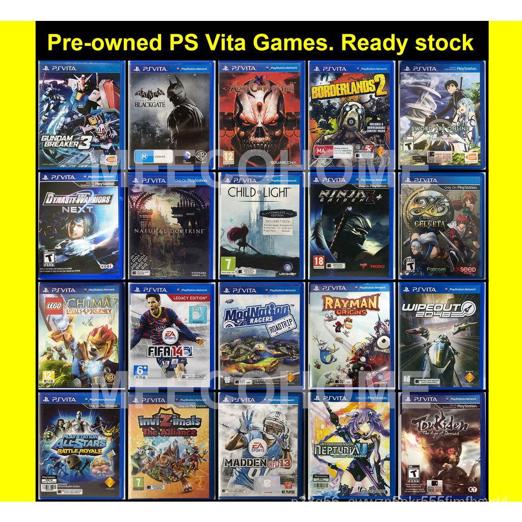 PS Vita Original Pre Owned Used Games Cartridge Batman FIFA Assassin's  Creed Final Fantasy PlayStation PSV Set B u2IV | Shopee Thailand
