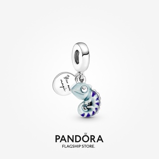 Pandora จี้กิ้งก่า เปลี่ยนสีได้ เครื่องประดับเงิน y806