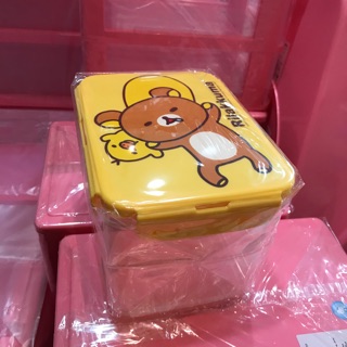 กล่องอาหาร กล่องใส่สิ่งของ Rilakkuma น่ารักๆ