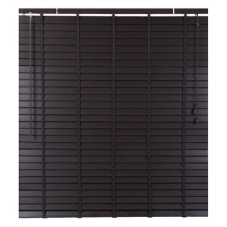 มู่ลี่ PVC HOME LIVING STYLE FAUX WOOD 120X130 ซม. สีน้ำตาลเข้ม มู่ลี่ จากแบรนด์ HOME LIVING STYLE ช่วยตกแต่งหน้าต่าง หร