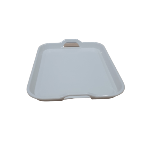 GlobalHouse ADAMAS ถาดเสริฟอาหารเมลามีน 45x32.5x4.5 ซม. MA1173 สีขาว สินค้าของแท้คุณภาพดี