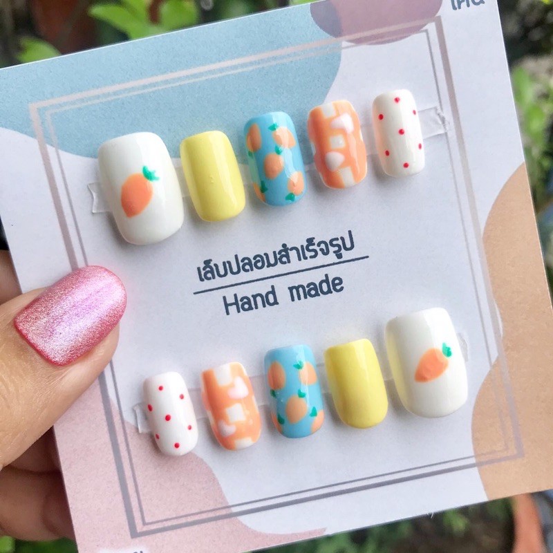 เล็บปลอมสำเร็จรูป เล็บเจลแท้ เล็บปลอม เล็บปลอมpvc