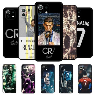 Cristiano Ronaldo เคสโทรศัพท์ ซิลิโคนนิ่ม Tpu สีดํา สําหรับ xiaomi Mi 11 Lite 4G 5G NE 11i 11 Ultra 11T Pro POCO F3