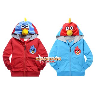 TF8923 เสื้อแจ็กเก็ต เสื้อกันหนาวแฟนซี Angry Birds ลายปัก (Import)