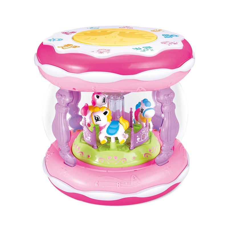 BEarly childhood education baby hand drum with microphone puzzle music