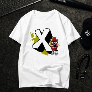 เสื้อยืดตัวอักษร X แนว Street ลายเท่ห์ๆ