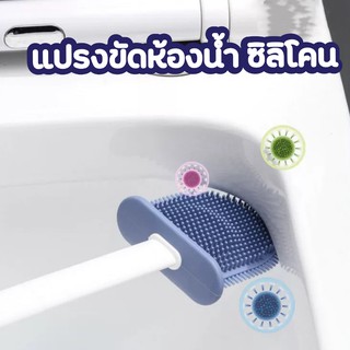 แปรงขัดห้องน้ำซิลิโคนหัวแปรงคู่