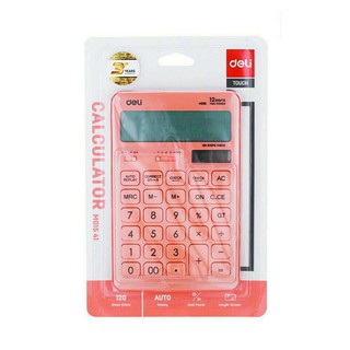 Deli M015 Calculator Modern Calculator 12-digit เครื่องคิดเลขแฟนซีสุดน่ารัก