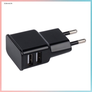 อุปกรณ์ชาร์จโทรศัพท์มือถือ 5V1A EU US Plug 2 Usb ชาร์จเร็ว สําหรับ iPhone Android Huawei Samsung charger