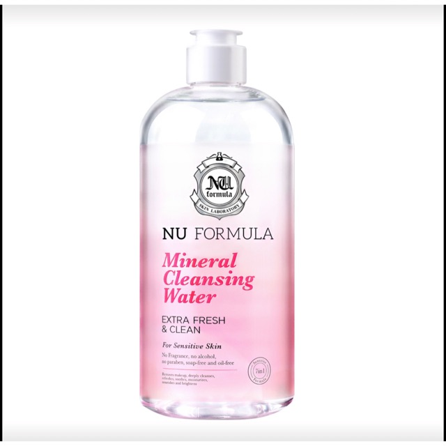 Nu Formula Mineral Cleansing Water For Sensitive Skin 510 ml.