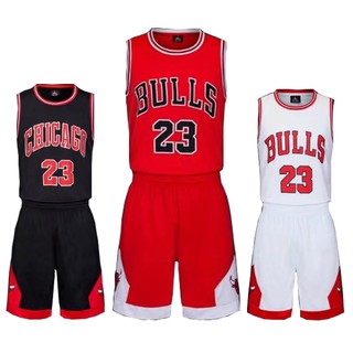 เสื้อกีฬาบาสเก็ตบอล ลายทีม Chicago Bulls No.23 Jersey แฟชั่นฤดูร้อน สําหรับผู้ชาย