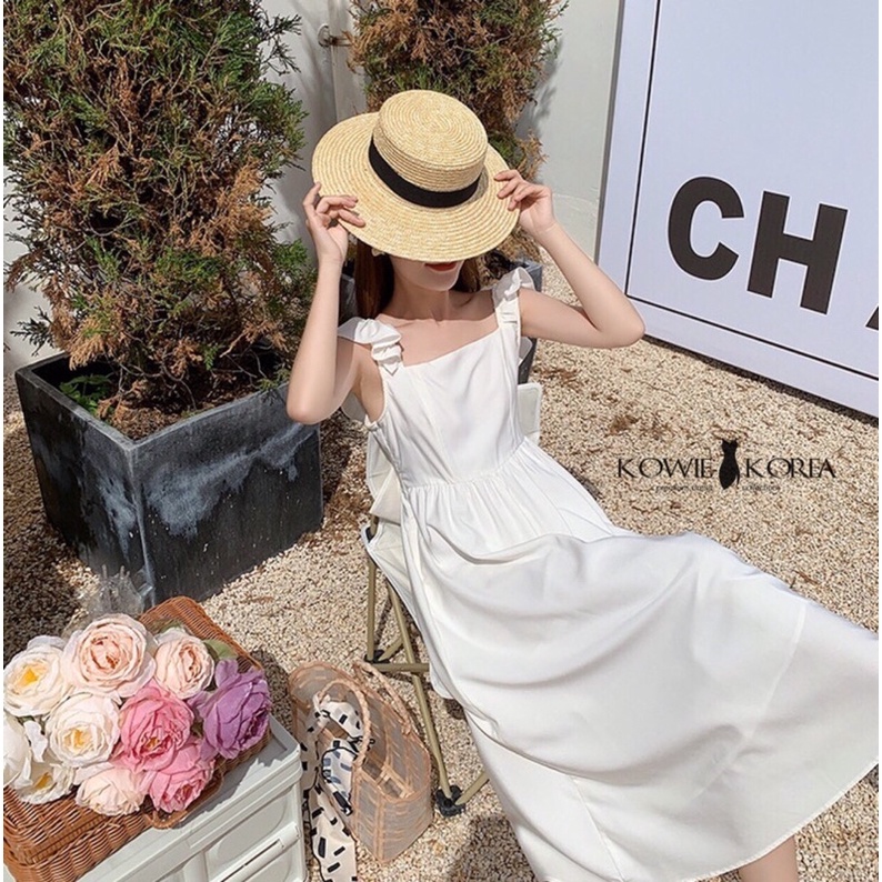 Kowie Korea Love  Me(219) เดรสแต่งระบายเว้าหลัง