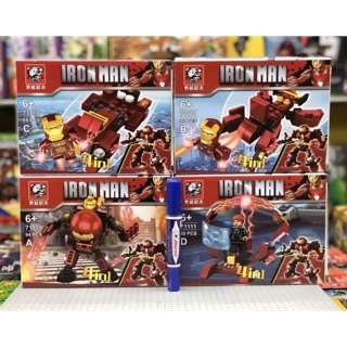 TIGER 7111  ironman รวมร่างได้ค่ะ ชุด 4 กล่อง