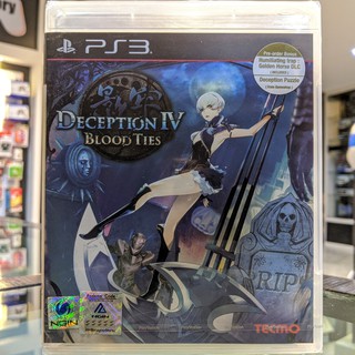 (ภาษาอังกฤษ) มือ1 PS3 Deception IV Blood Ties แผ่นเกม PS3 แผ่นPS3 (Deception4 Deception 4 Blood Ties)