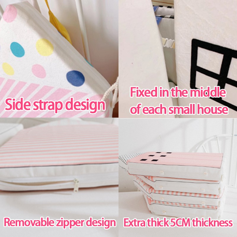 4pcs/Set Crib Bumper Newborn Baby Bed Bumper Crib Side Cushion Baby