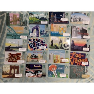 Starbucks city cards USA 20 ใบ