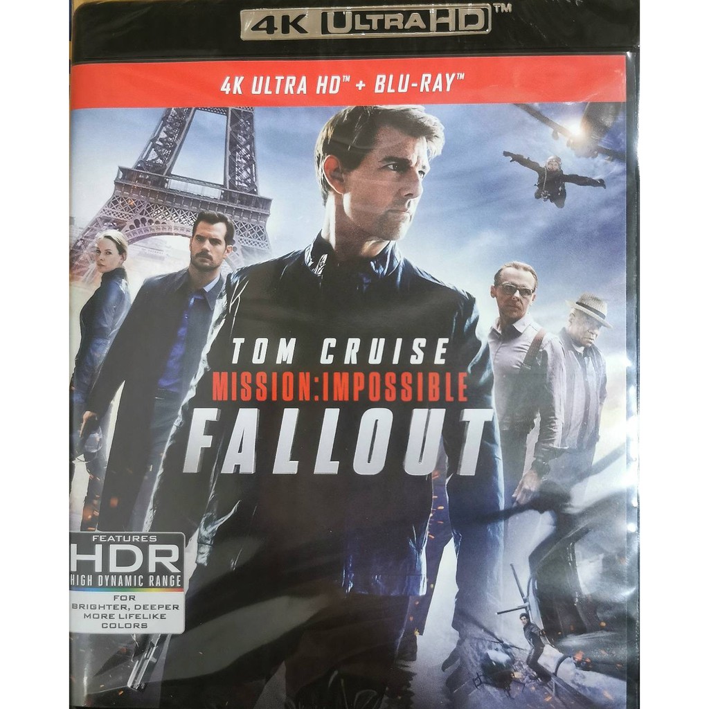 Mission: Impossible - Fallout/มิชชั่น: อิมพอสซิเบิ้ล ฟอลล์เอาท์ (4K+Blu-ray) (4K,BD มีซับไทย มีเสียง