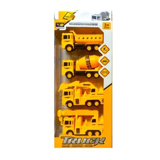 รถเด็กเล่น รถก่อสร้าง มี 4คันTRUCK SUPER FRICTION POWER