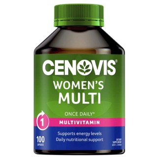 Cenovis Once Daily Womens Multi Vitamins &amp; Minerals 100 Capsules (สินค้า pre-order)