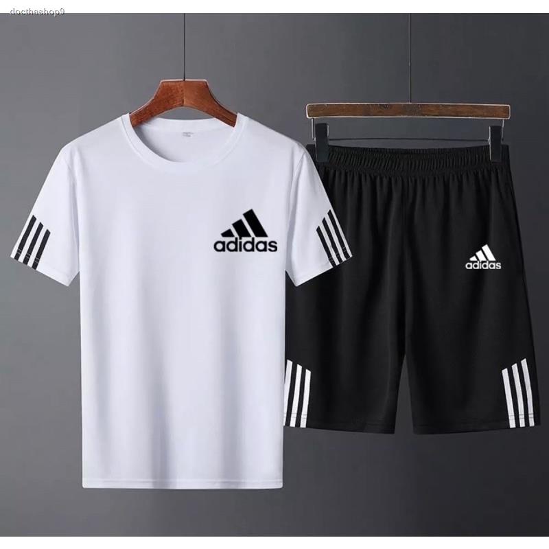 ส่งตรงจากกรุงเทพชุดกีฬา Adidas เสื้อฟุตบอล สูทสองชิ้น สูท (กางเกงขาสั้น + แขนสั้น) ชุดเกมสำหรับทีม, ฟิตเนส /วิ่ง /เทรนน