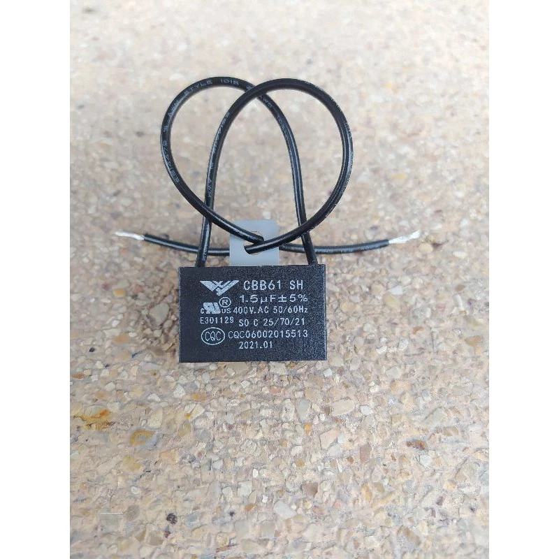 คาปาซิเตอร์ พัดลม Capacitor CBB61 คาปา อะไหล่ฮาตาริ ตัวเก็บประจุ ตัว C คาปาซิสเตอร์ แคป cap พัดลม thumbnail 3