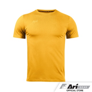 ARI ALLDAY PIMA COTTON TEE - MUSTARD/MUSTARD เสื้อยืด อาริ ออลเดย์ พีม่า สีมัสตาร์ด