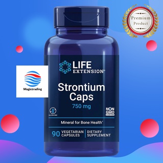 Life Extension Strontium 750 mg / 90 Vegetarian Capsules