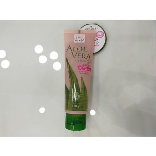 Vitara Aloe vera gel plus (ไวทาร่า อโล เวล่า เจล พลัส เจลว่านหางจระเข้) 120 กรัม