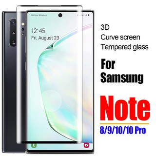 ฟิล์มกระจกนิรภัยสำหรับ Samsung Galaxy Note 10 Plus Note10 10+ Pro 9 8