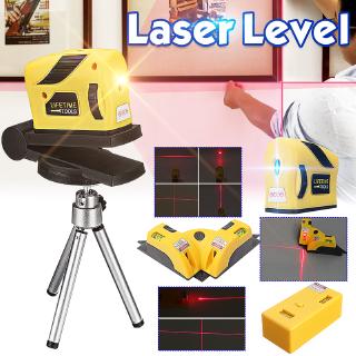 เลเซอร์อินฟราเรด พลาสติก 360 องศา + ขาตั้งกล้อง และเลเซอร์แนวนอน ปรับระดับได้ LV-05