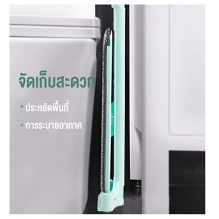 ถูก ๆ 3061 ไม้ถูพื้น แบบรีดน้ำและฝุ่นผงในตัว Flat Mop ไม้ถูพื้นพร้อมผ้า1ผืน ไม้ถูแบบไม่ใช้มือล้า