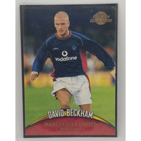 David Beckham Topps Premier Gold 2001 Manchester United